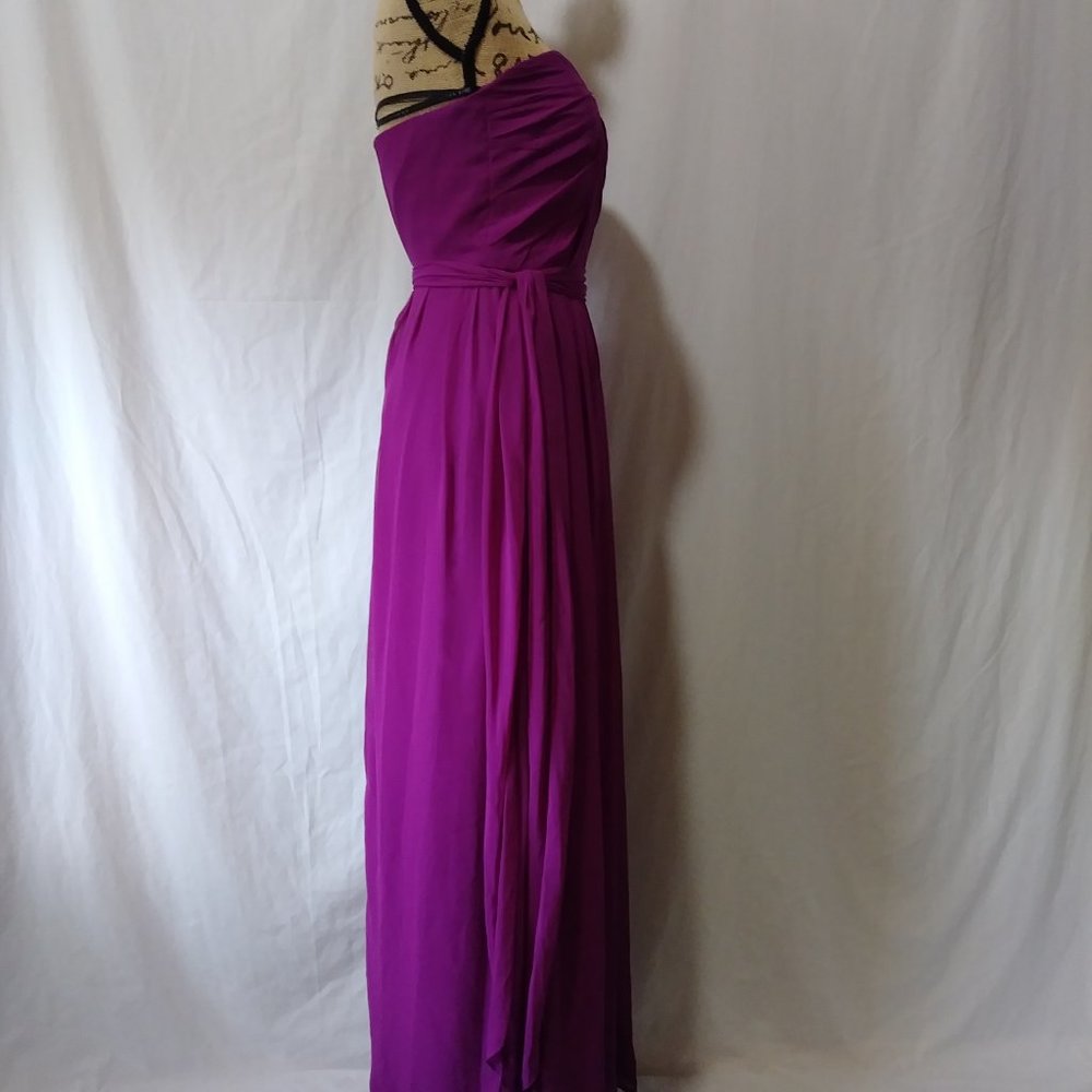 After Six Formal Bridesmaid Dress Persian Plum Size 2 - Picture 4 of 11